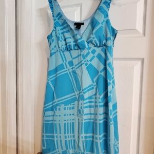Blue tank dress